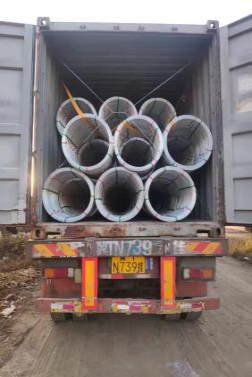 Heavy galvanised wire to Spain